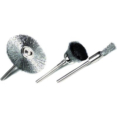 TIVOLY Ensemble de 3 Mini Brosses pour Perceuse - Multi-matériaux, 5/10/28 mm TIVOLY Ensemble de 3 Mini Brosses pour Perceuse - Multi-matériaux, 5/10/28 mm