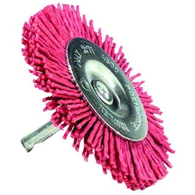 Escova circular de nylon Tivoly 75 mm para madeira - Preparação de superfície Escova circular de nylon Tivoly 75 mm para madeira - Preparação de superfície