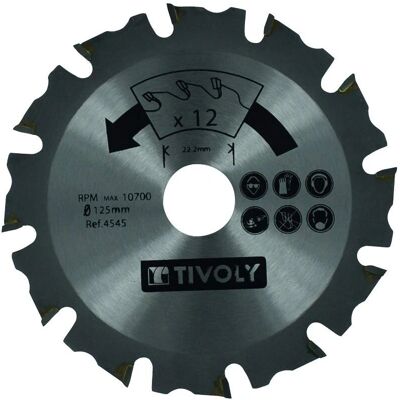 Disco de Escultura Tivoly 125mm para Madera y Cuerpos Extraños Disco de Escultura Tivoly 125mm para Madera y Cuerpos Extraños