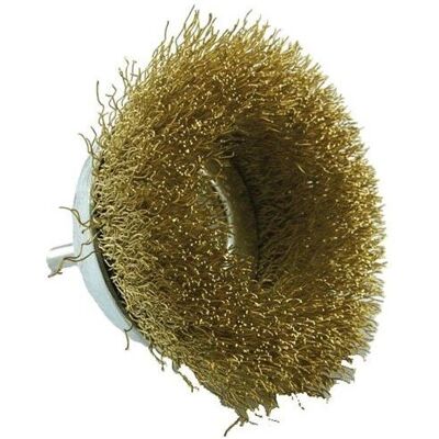 Brosse à fil de cuivre Tivoly - 75mm - Décapage Brosse à fil de cuivre Tivoly - 75mm - Décapage