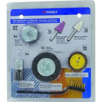 Tivoly XT20252580200 Kit Utensili - Set di 7 Pezzi per Preparazione Superfici Tivoly XT20252580200 Kit Utensili - Set di 7 Pezzi per Preparazione Superfici