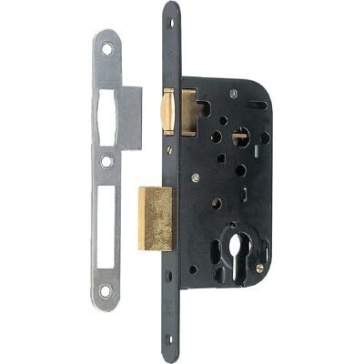 Serratura JPM MultiBat Nera 50mm - Resistente e Sicura Serratura JPM MultiBat Nera 50mm - Resistente e Sicura