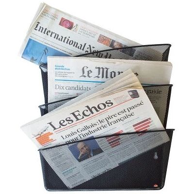 Alba MESHFILE N Hálós faliszekrény - A4-es magazintartó Alba MESHFILE N Hálós faliszekrény - A4-es magazintartó