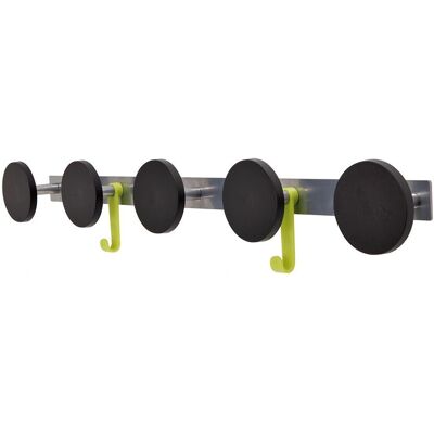 Ganci da Parete Alba PMS5 - Nero, Argento, Grigio - Ganci per Vestiti Ganci da Parete Alba PMS5 - Nero, Argento, Grigio - Ganci per Vestiti