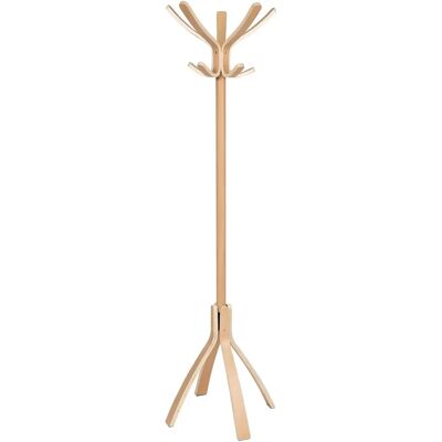 Portemanteau en Bois Clair Alba - 1760mm - Coat Stand - Publicité Portemanteau en Bois Clair Alba - 1760mm - Coat Stand - Publicité