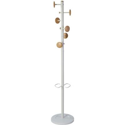 Alba PMMUSIC BC Kapstok - 6 Haken, Wit, Scandinavisch Design Alba PMMUSIC BC Kapstok - 6 Haken, Wit, Scandinavisch Design