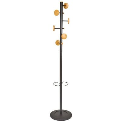 Alba Portemanteau Music - Legno nero - 6 ganci - Appendiabiti Alba Portemanteau Music - Legno nero - 6 ganci - Appendiabiti