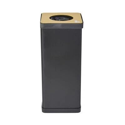 Alba PBCORBN J Mülleimer - 50L Quadrat Stahl ABS - Büro Abfalleimer Alba PBCORBN J Mülleimer - 50L Quadrat Stahl ABS - Büro Abfalleimer