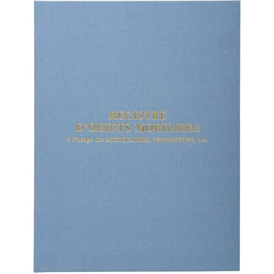 Exacompta Registro 32x24cm Objetos mobiliarios - 100 páginas - Azul Exacompta Registro 32x24cm Objetos mobiliarios - 100 páginas - Azul