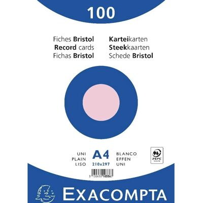 Exacompta Rosa Arkivmapp - 100 st, 210x297mm, Blandade färger Exacompta Rosa Arkivmapp - 100 st, 210x297mm, Blandade färger