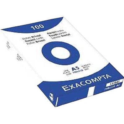 Cartes Jaunes A5 Exacompta Cartes Jaunes A5 Exacompta