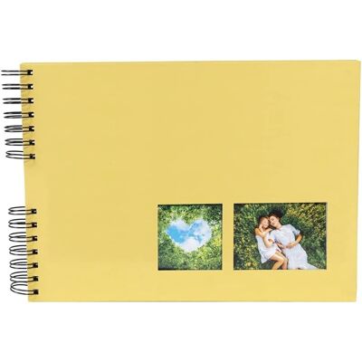 Exacompta Milano Fotoalbum - Spiral binding - 150 pagina's - Geel Exacompta Milano Fotoalbum - Spiral binding - 150 pagina's - Geel