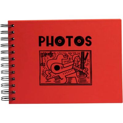 Álbum de fotos con espiral Exacompta 50 páginas Musicart - 23x16 cm - Rojo Álbum de fotos con espiral Exacompta 50 páginas Musicart - 23x16 cm - Rojo