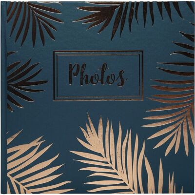 Exacompta Blå Palma Fotoalbum - 30 Sider, 25x25cm Exacompta Blå Palma Fotoalbum - 30 Sider, 25x25cm