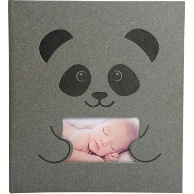 Exacompta Premium Panda Fotobog - 60 Sider, 29x32cm, Grå Exacompta Premium Panda Fotobog - 60 Sider, 29x32cm, Grå