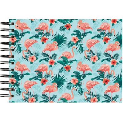 Exacompta Flamingo Spiralfotoalbum - Blau Hellblau 50 Seiten Exacompta Flamingo Spiralfotoalbum - Blau Hellblau 50 Seiten