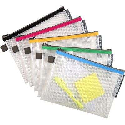 Trousse à crayons Exacompta 34140E - EVA, PP, Couleurs Variées - A5 - Publicité Trousse à crayons Exacompta 34140E - EVA, PP, Couleurs Variées - A5 - Publicité
