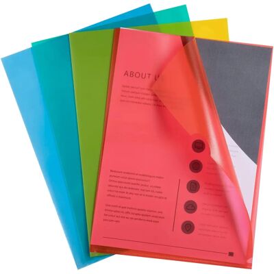 Exacompta A4 Polypropylene Pouch 10pcs - Multicolor - Budget - File Folders & Wallets Exacompta A4 Polypropylene Pouch 10pcs - Multicolor - Budget - File Folders & Wallets