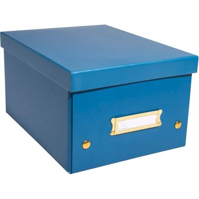 Scatola di Archiviazione Exacompta Neo Deco Blu A5 - Confezione da 5, Ecologica Scatola di Archiviazione Exacompta Neo Deco Blu A5 - Confezione da 5, Ecologica