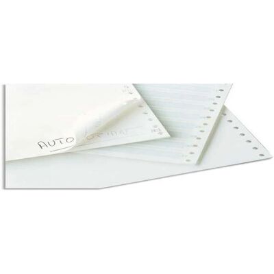 Exacompta Listingpapír - 1000 Lap, Autokopírozó, 240x12, Fehér Exacompta Listingpapír - 1000 Lap, Autokopírozó, 240x12, Fehér