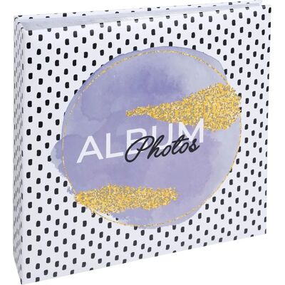 Álbum de Fotos Exacompta - 200 Fotos 10x15cm - Violeta Decorativa Álbum de Fotos Exacompta - 200 Fotos 10x15cm - Violeta Decorativa