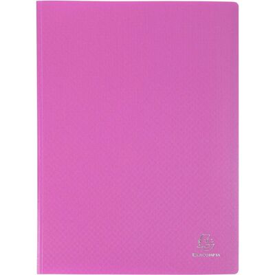 Protège-documents en polypropylène rose A4 - Lot de 12 - Publicité Protège-documents en polypropylène rose A4 - Lot de 12 - Publicité
