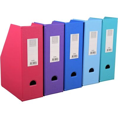 Exacompta Modèle 90180E - Porte-revues assortis - 10cm PP - Rigide - Publicité Exacompta Modèle 90180E - Porte-revues assortis - 10cm PP - Rigide - Publicité