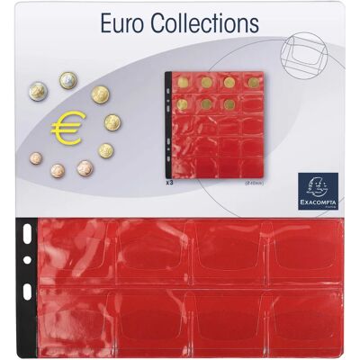 Exacompta Münzaufbewahrungsset - 20 Fächer - Transparent - Verschiedene Farben Exacompta Münzaufbewahrungsset - 20 Fächer - Transparent - Verschiedene Farben