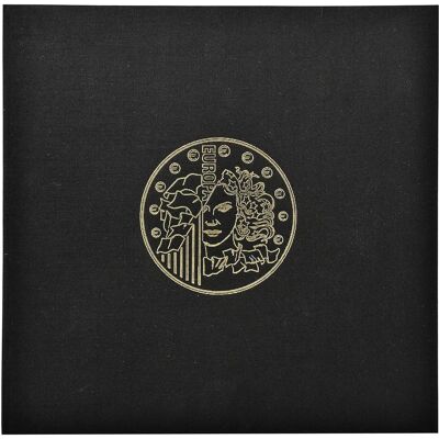 Album numismatico Exacompta con 4 anelli - 215 scomparti - Nero Album numismatico Exacompta con 4 anelli - 215 scomparti - Nero
