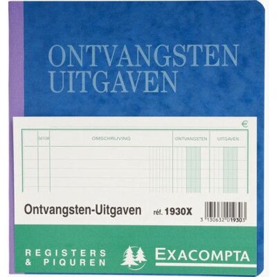 Exacompta 1930X Notitieboek - Groene Inkt - FSC Gecertificeerd - Frankrijk Exacompta 1930X Notitieboek - Groene Inkt - FSC Gecertificeerd - Frankrijk