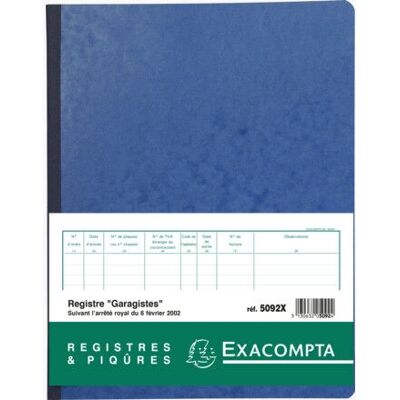 Exacompta 5092X Notitieboek - FSC Papier - Frankrijk Exacompta 5092X Notitieboek - FSC Papier - Frankrijk