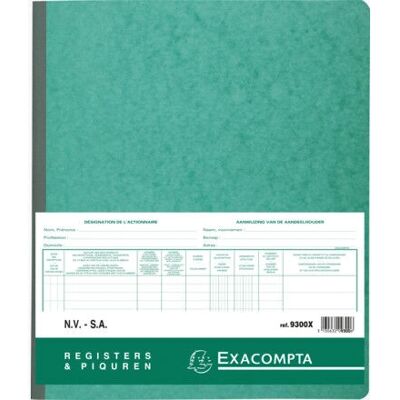 Exacompta 9300X Groen Notitieboek - Schrijfdagboek Exacompta 9300X Groen Notitieboek - Schrijfdagboek