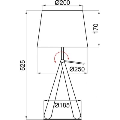 Lampe de bureau Aluminor Zazou - LED 12W, Support en bois, Abat-jour blanc - Publicité Lampe de bureau Aluminor Zazou - LED 12W, Support en bois, Abat-jour blanc - Publicité