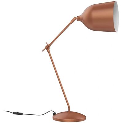 Lampe de table Mekano LT en cuivre avec bras réglable - Publicité Lampe de table Mekano LT en cuivre avec bras réglable - Publicité
