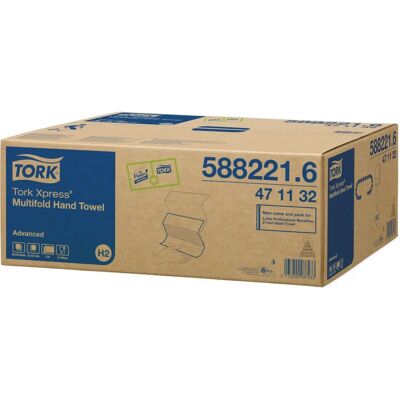 Tork Xpress Handtücher Doppelstark Weiß - 20 Packs, je 190 Blatt Tork Xpress Handtücher Doppelstark Weiß - 20 Packs, je 190 Blatt