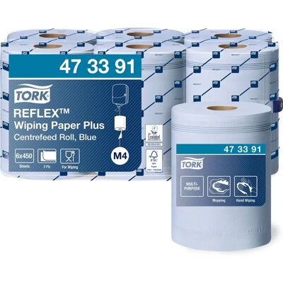 Tork 473391 Asciugamani di Carta Reflex - Sistema di Distribuzione Centrale Tork 473391 Asciugamani di Carta Reflex - Sistema di Distribuzione Centrale