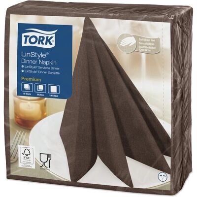 Serviettes en papier Tork 478727 - Cacao - 50 pièces - Publicité Serviettes en papier Tork 478727 - Cacao - 50 pièces - Publicité