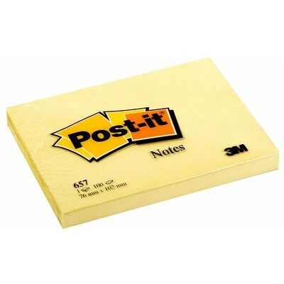 3M 657Y Notizzettel - Gelb - 100 Blatt 3M 657Y Notizzettel - Gelb - 100 Blatt