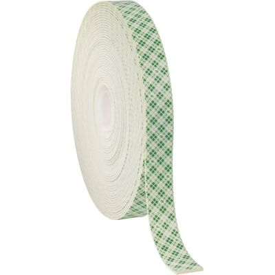 Ruban adhésif double-face 3M blanc 19mm x 66m - Bande double - Publicité Ruban adhésif double-face 3M blanc 19mm x 66m - Bande double - Publicité