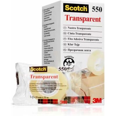 Scotch 7100029278 Transparent tätningsband - 33m Scotch 7100029278 Transparent tätningsband - 33m
