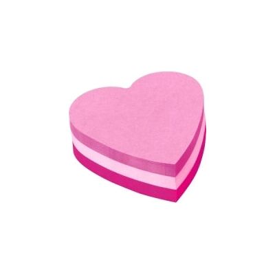 Post-It Hartvormige Roze Notities - 225 Velletjes Post-It Hartvormige Roze Notities - 225 Velletjes