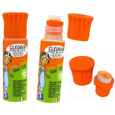 Cleopatre Mini CLEOBIO - Colle végétale 25g - Adhésif - Publicité Cleopatre Mini CLEOBIO - Colle végétale 25g - Adhésif - Publicité