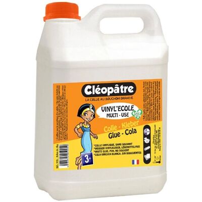 Cleopatre Colle Blanche 5L - Colle - Publicité Cleopatre Colle Blanche 5L - Colle - Publicité