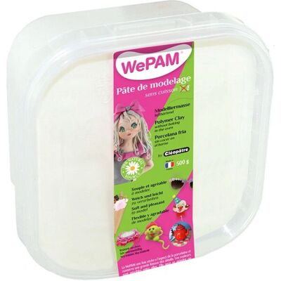 Cléopâtre PFWBBB-500 Massa de modelar que seca ao ar - Branca - Cerâmica/Modelagem Cléopâtre PFWBBB-500 Massa de modelar que seca ao ar - Branca - Cerâmica/Modelagem