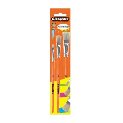 Cléopatre Model LOTBPSPO-1 Artist Paintbrush - 3 Sizes Cléopatre Model LOTBPSPO-1 Artist Paintbrush - 3 Sizes