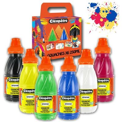 Cleopâtre - PGN250X6A - 250 ml - 6 pezzi - gouache Cleopâtre - PGN250X6A - 250 ml - 6 pezzi - gouache