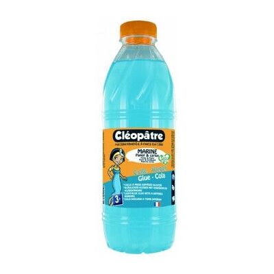 Colle artisanale Cleopatre CMC1L - Temps d'ouverture long, bleu, à base d'eau - Publicité Colle artisanale Cleopatre CMC1L - Temps d'ouverture long, bleu, à base d'eau - Publicité