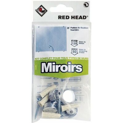 Red Head - Kit d'ancrage mural - 6 x 25 mm - Publicité Red Head - Kit d'ancrage mural - 6 x 25 mm - Publicité