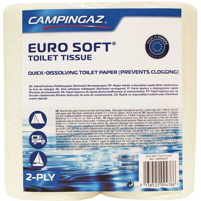 Campingaz Euro Soft WC-papír - 4 Tekercs Campingaz Euro Soft WC-papír - 4 Tekercs