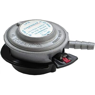 Regulador de gas de baja presión Campingaz - Válvula de seguridad - 29-30mbar Regulador de gas de baja presión Campingaz - Válvula de seguridad - 29-30mbar